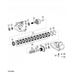 Antspaudas John Deere 310 410j 410g