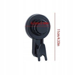 Vonios kabykla, pasukami kabliukai su siurbtuku, 2 vnt