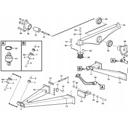Volvo savivarčio pakabos įvorė