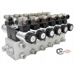 Hydro cetop skirstytuvas, 6 sekcijų, 60l, elektrinis, 230v