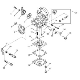 Wacker karbiuratoriaus diafragma 33 0065688
