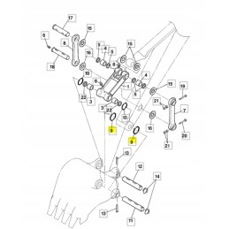 Oring 120x8 jcb js ekskavatorius