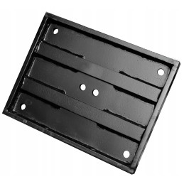 Metalinė atraminė pėda kačių ekskavatoriaus krautuvui