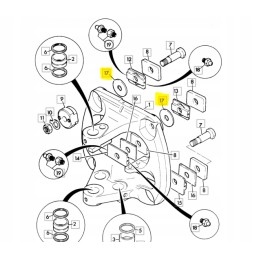 JCB 8 3 mm ekskavatorinio krautuvo stumdomas vežimėlis