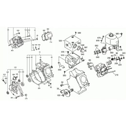 Wacker wm410 variklio tarpiklių komplektas 0205586