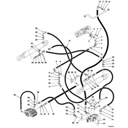 John Deere alkūnės adapterio jungtis 450g 210c 120d