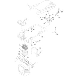 Wacker BS plaktuvų droselio trosas 0105178