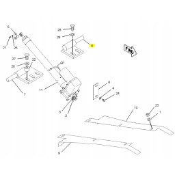 Tilt cat 950g pavaros kaištis 1244231