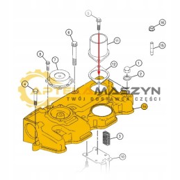 Vožtuvo gaubtas jcb 8016 super 8018 super