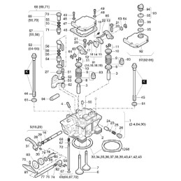 Hatz 1d81 1d90 galvos smeigė 258mm 04003301