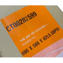 Radiatoriaus šerdis 690x586x62 mm Nr