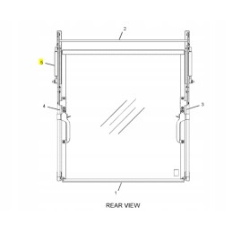 CVA dujų pavara cat mini ekskavatoriaus langams