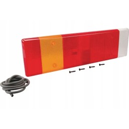 Stačiakampis lempos gaubtas, galinis kairysis dešinysis, Hella