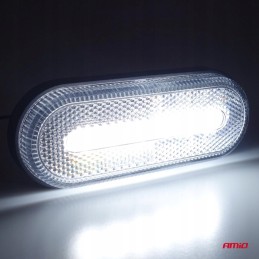 LED žymeklis amio om 01 ovalios baltos amio spalvos