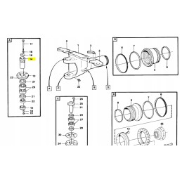 Vairo kaištis Volvo savivarčiui