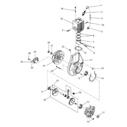 Wacker wm80 magnetinis ratas 0045041