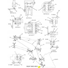 Kaiščio 51x198 kaušo krautuvas kat