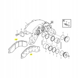 Stabdžių kaladėlės Volvo sunkvežimiams a25d a25e 11709020 17410218 11707778