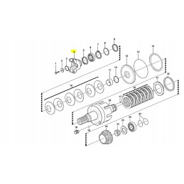 OEM flanšas Volvo ekskavatoriniam krautuvui