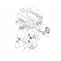 Balansuojančios ašies kačių ekskavatorius-krautuvas