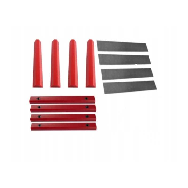 Jcb 3cx 4cx teleskopo prailginimo stiklelių rinkinys su lakštais