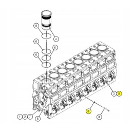 Stūmoklinio plovimo kačių varikliai 2484c 3406c 3456 3512