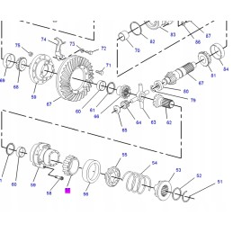 Stebulės guolis cat 428 2s0479