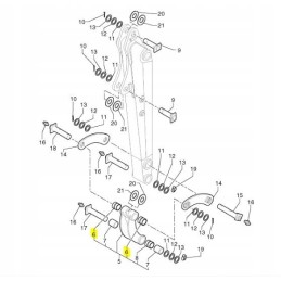 Volvo mini ekskavatoriaus įvorė