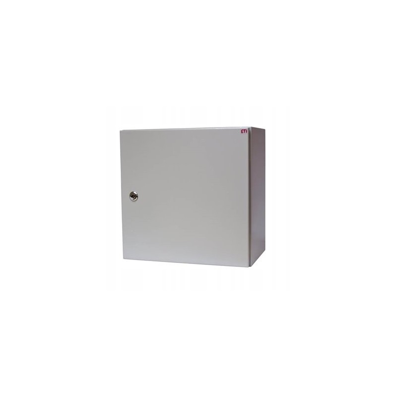 Metalinis korpusas 500x400x250mm IP65 su etibox plokšte