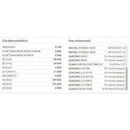 Hidraulinis filtras sh77011 pakeičia hydac 1251201