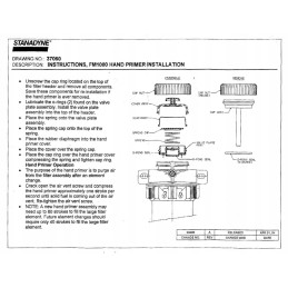 Stanadyne rankinis kuro siurblys FM1000 filtrams