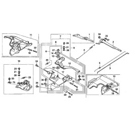 Honda gx120 gx160 droselio svirtis 16571 zh8 020