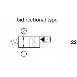 Rexroth no 23 solenoidinis vožtuvas 50mm g 3 4 ritė d36