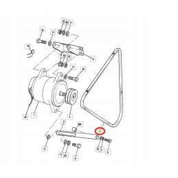 Manitou trapecinis diržas 561299 jcb 2cx 02 101581