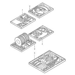 Hatz 1d81 galvutės tarpiklių rinkinys 01517802