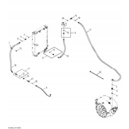 John Deere žarnos adapterio jungtis 670g 872g 870g
