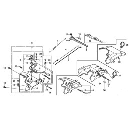 Honda gx340 gx390 reguliatorius pret 16555 ze3 000