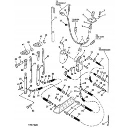 Spring t160590 john deere 310e 310g 315sj 315sk