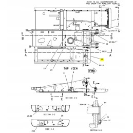 Originalus kačių ekskavatoriaus buferis