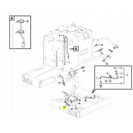 Volvo ekskavatoriaus slėgio jutiklis 17252661