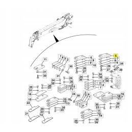 JCB 22 mm teleskopinis krautuvas