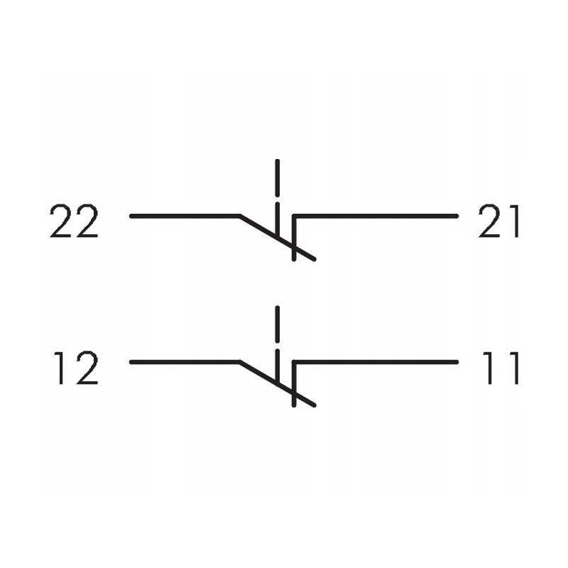 Kontaktinis elementas bzoo 2 nc momentinis 250 V kintamoji srovė