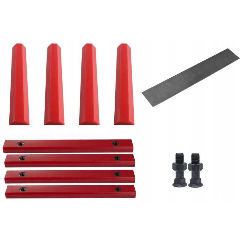 jcb 3cx prailginamųjų čiuožyklų rinkinys, lakštinis metalas