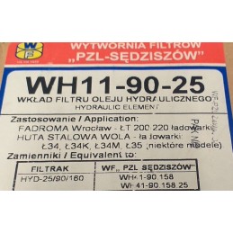 3x hidraulinės alyvos filtras wh11 90 25 wh119025