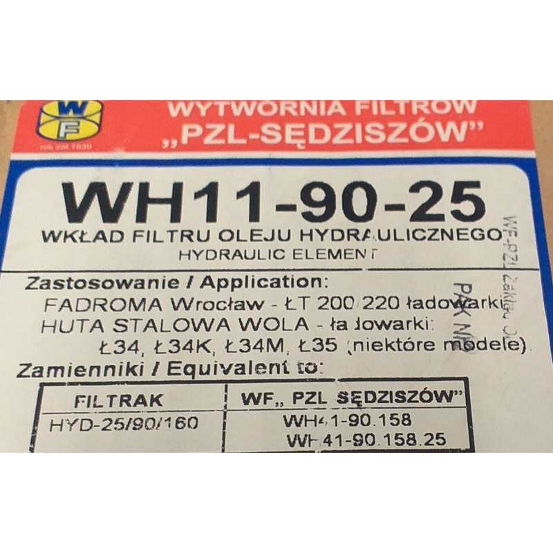 3x hidraulinės alyvos filtras wh11 90 25 wh119025