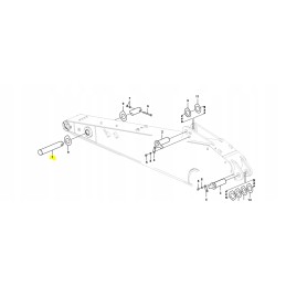 CVA svirties kaištis Volvo ekskavatoriui