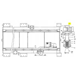 „Caterpillar“ alyvos keptuvės trišakis 5n1951