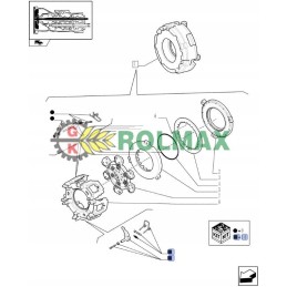 Sankabos ąselių rinkinys New Holland CNH 84420877