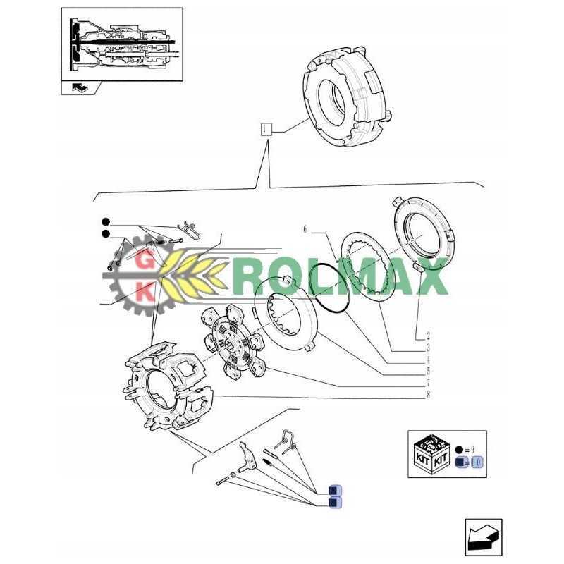 Sankabos ąselių rinkinys New Holland CNH 84420877