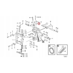 Galinės dalies sukimosi pavaros kaištis Volvo 71 11883731